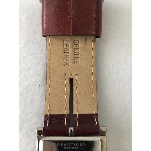Reaction By Kenneth Cole Women’s Watch Wide Red Leather Band New main image 6